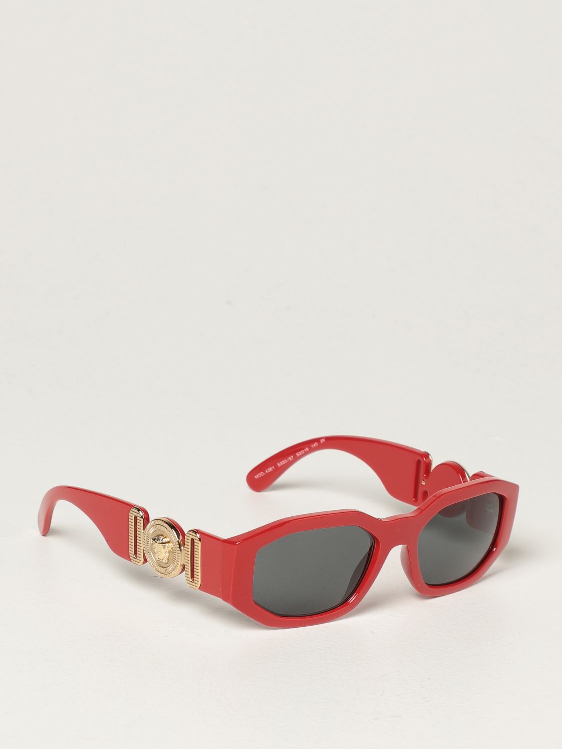 Categoría Almeja vestirse VERSACE: sunglasses in acetate with a medusa head - Red | Versace sunglasses  MOD.4361 online on GIGLIO.COM