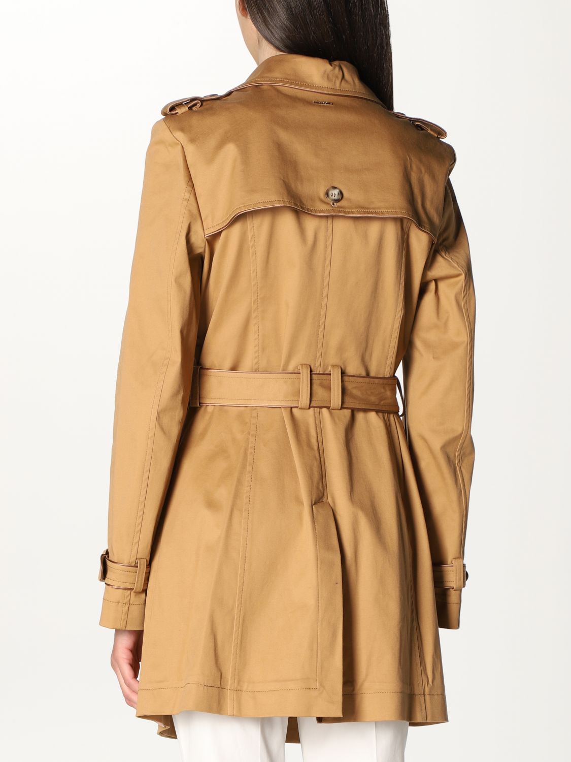 Trench coat with belt · Beige · Coats And Jackets