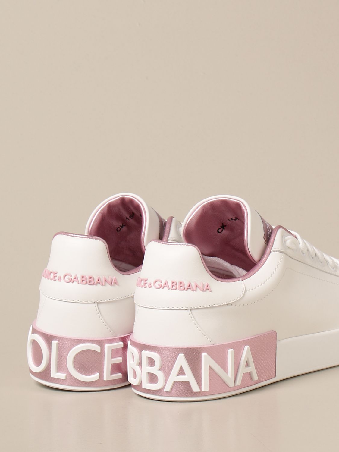 DOLCE & GABBANA: sneakers in leather | Sneakers Dolce & Gabbana Women
