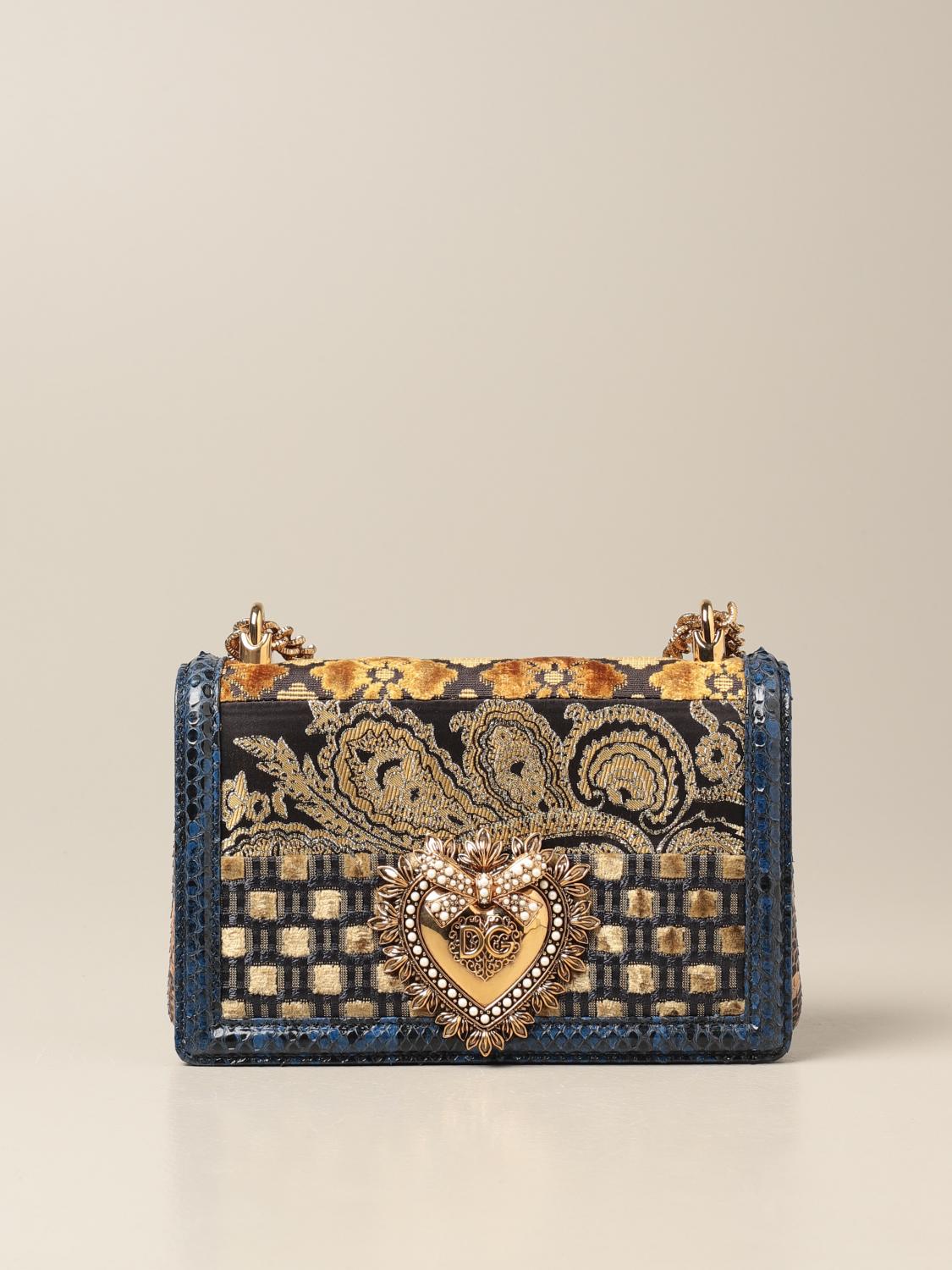 dolce and gabbana patchwork purse