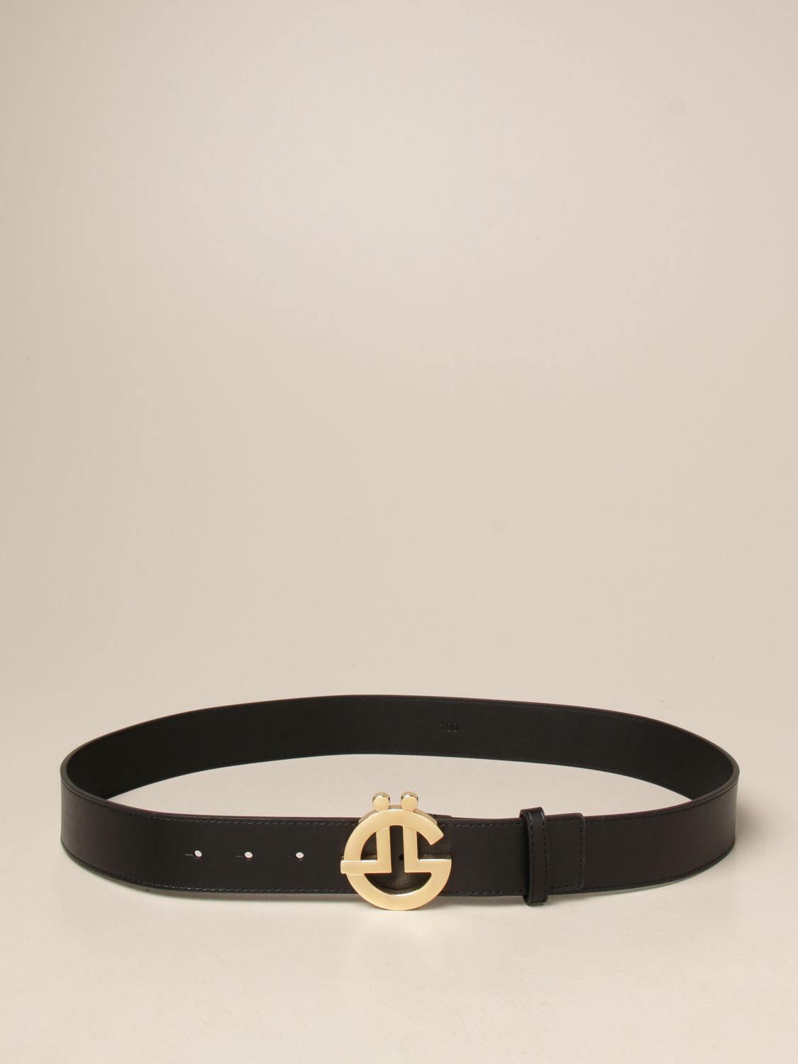 GAËLLE PARIS: belt with metal buckle - Black 1 | Gaëlle Paris belt ...