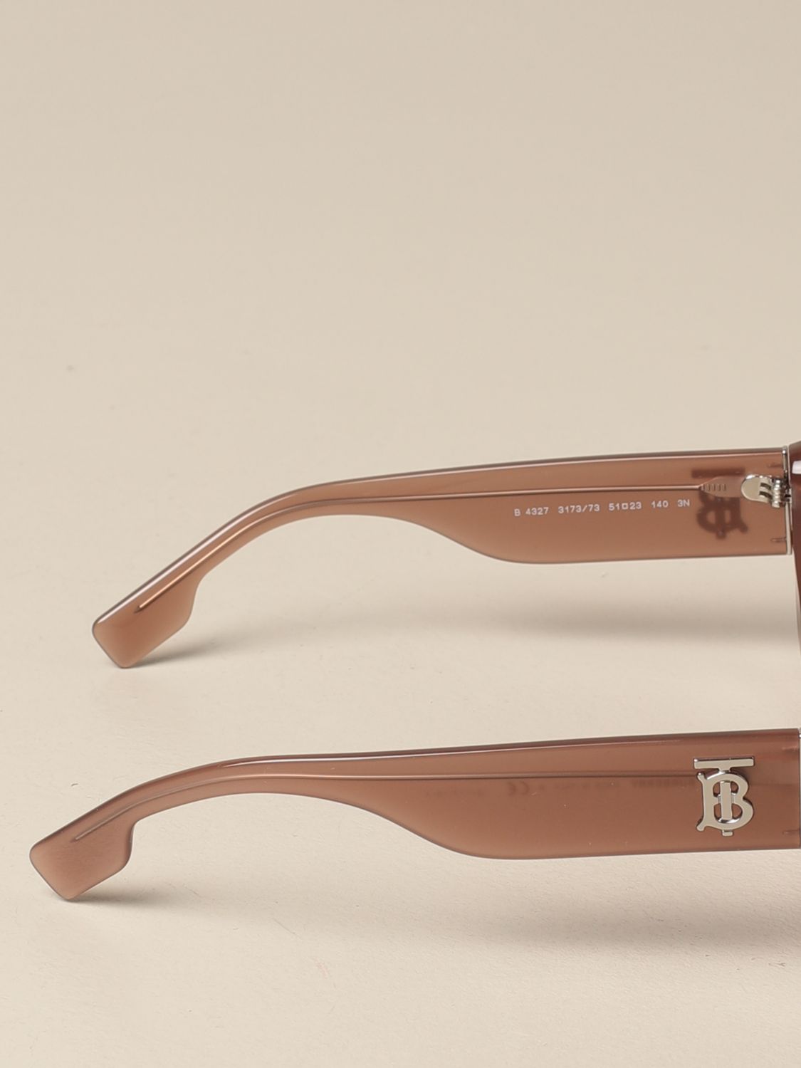 太阳镜 Burberry: Burberry 太阳镜，TB字母组合装饰 棕色 3
