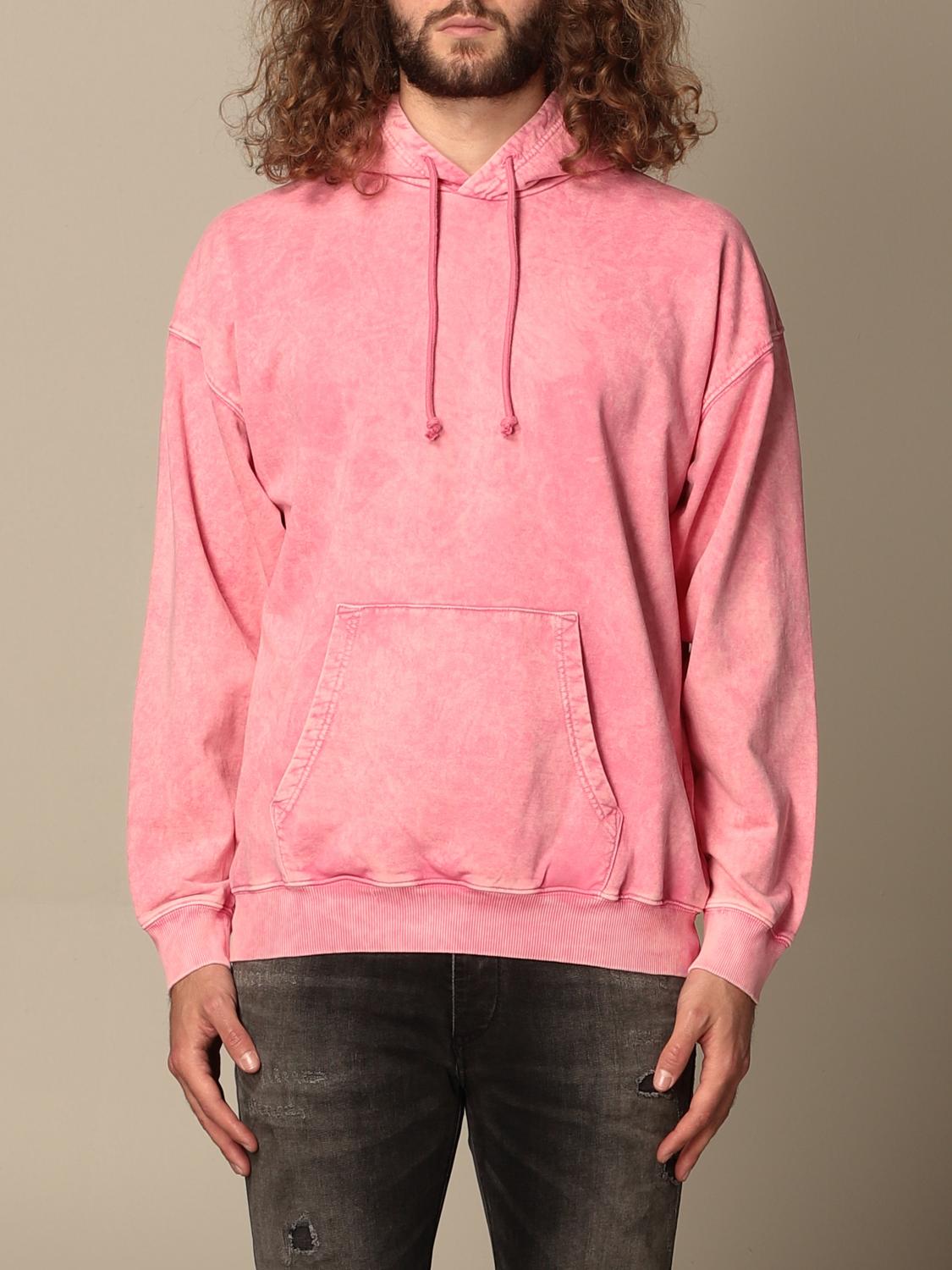 diesel pink hoodie