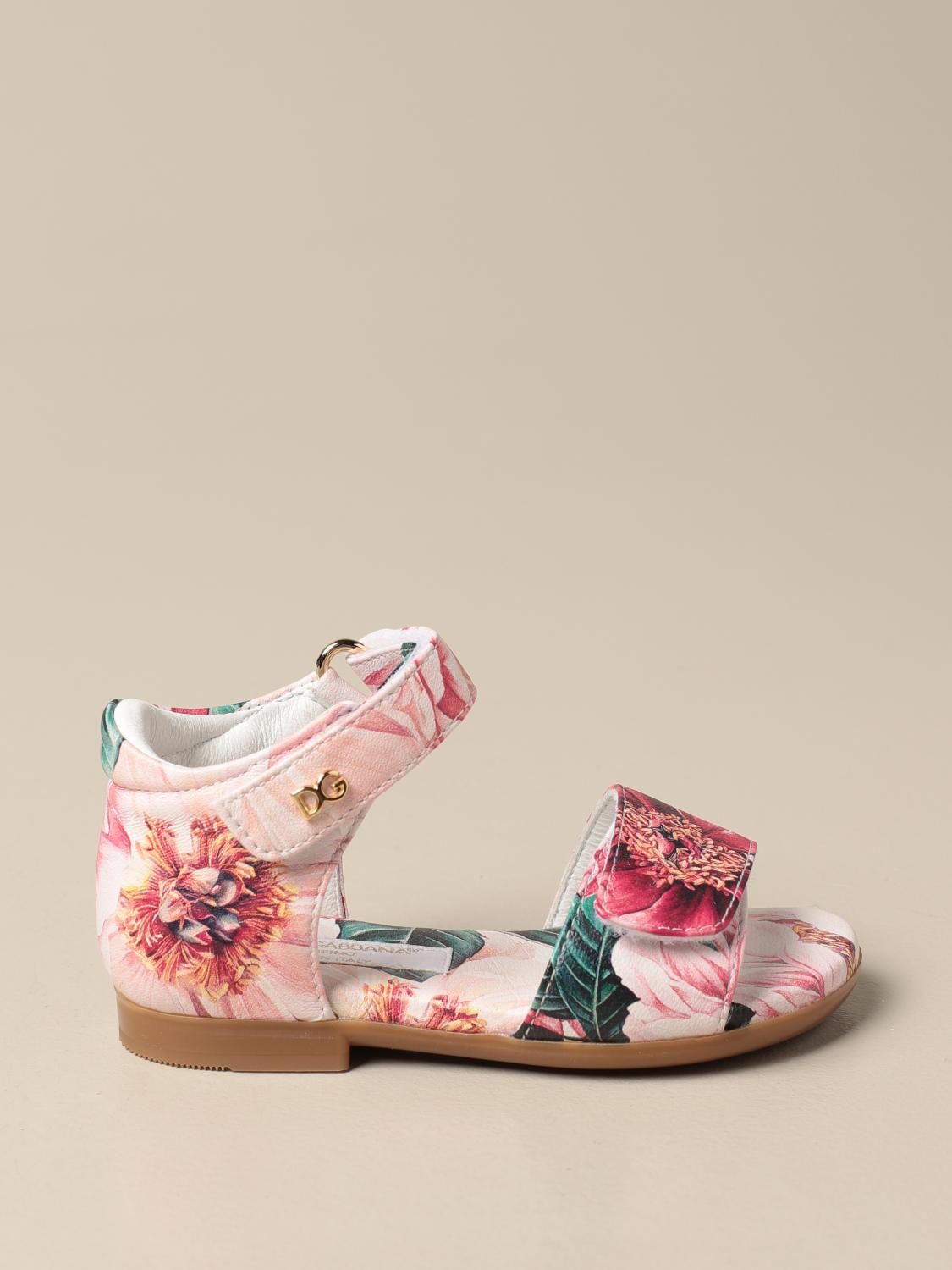 dolce and gabbana floral sandals