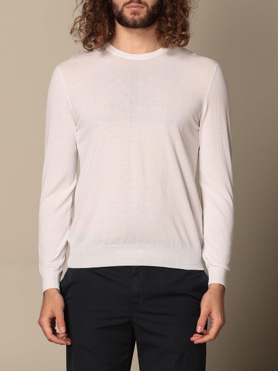Sweater Altea: Altea sweater for man white 1