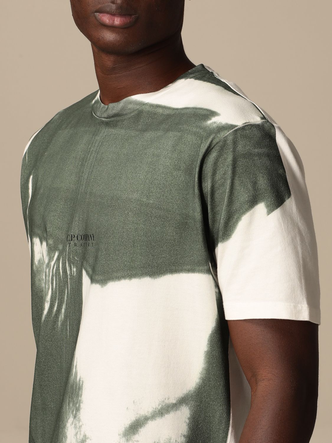 T-shirt C.p. Company: T-shirt homme C.p. Company vert 3