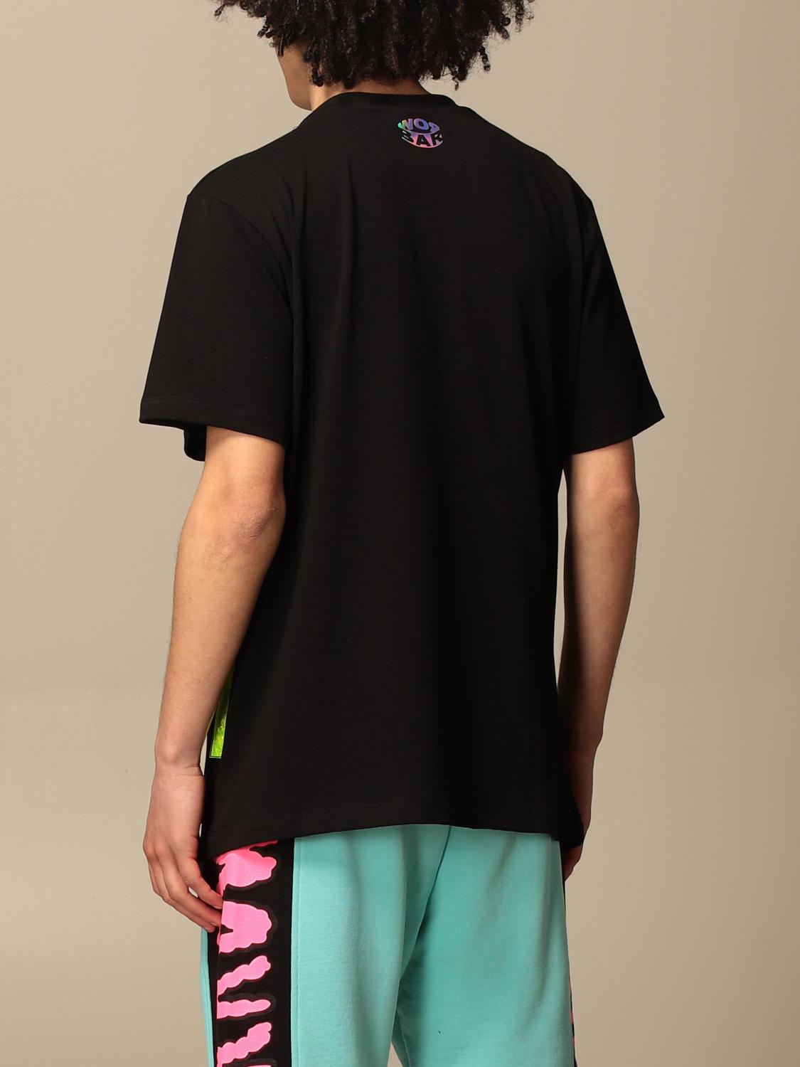 BARROW: T-shirt with big print - Black | T-Shirt Barrow 029139 GIGLIO.COM