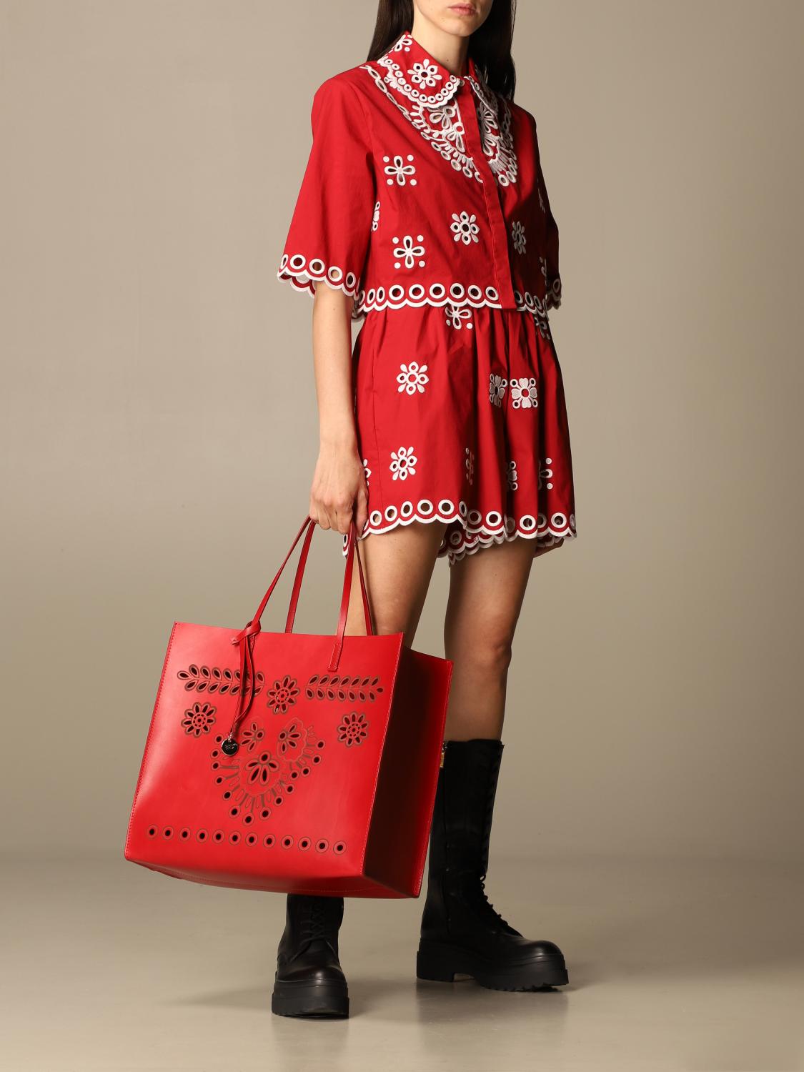 red valentino shopper bag