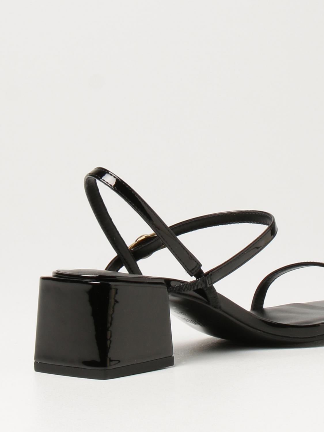 jeans and heeled sandals