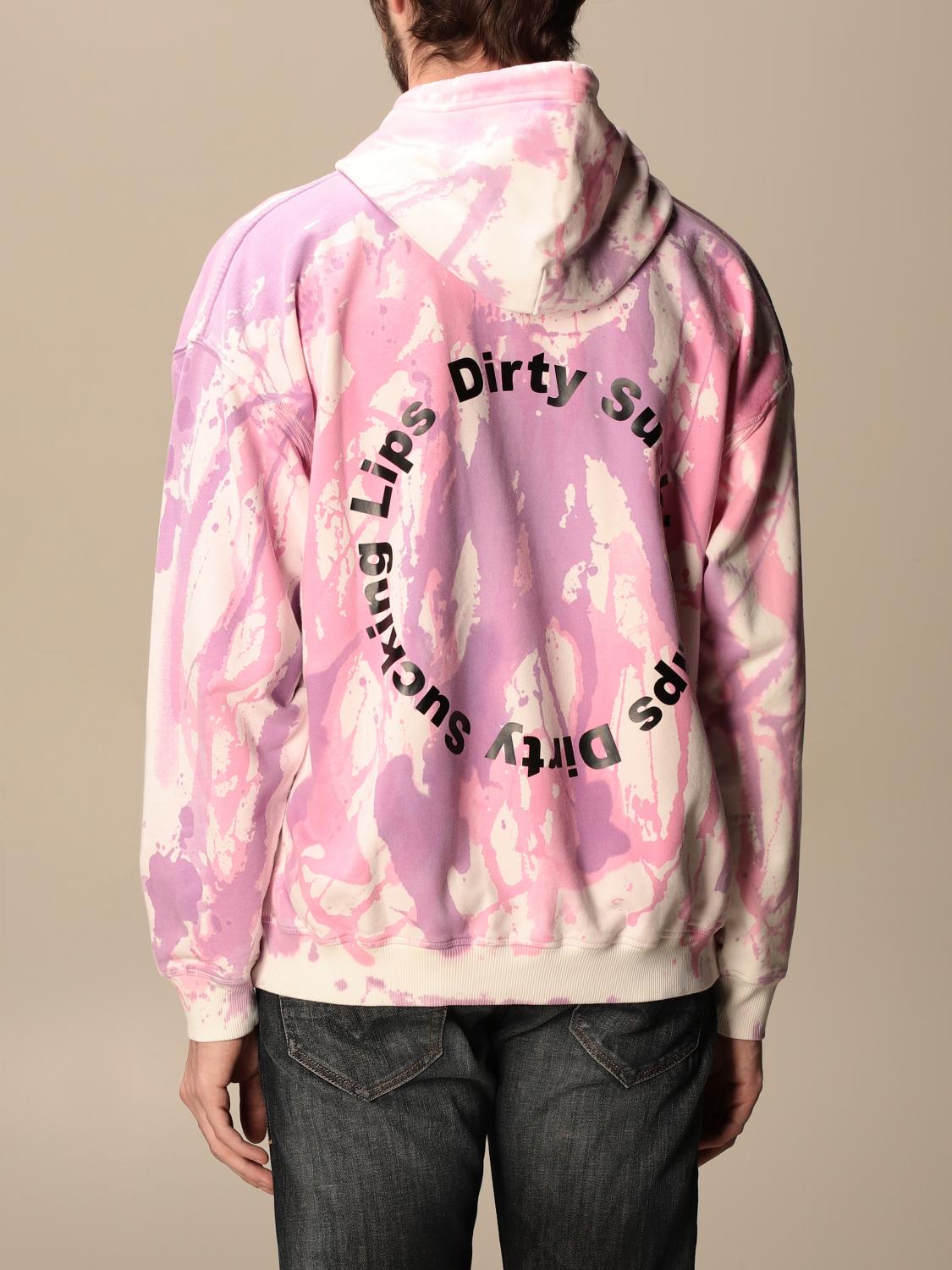 tie dye sweater pink