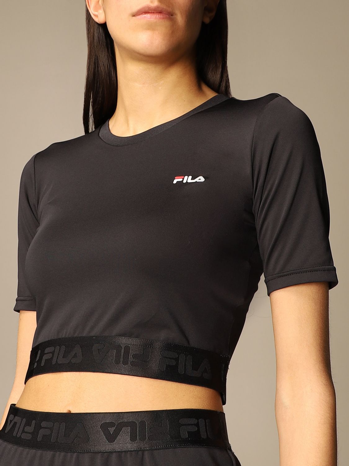 Buy > fila black t shirt > in stock