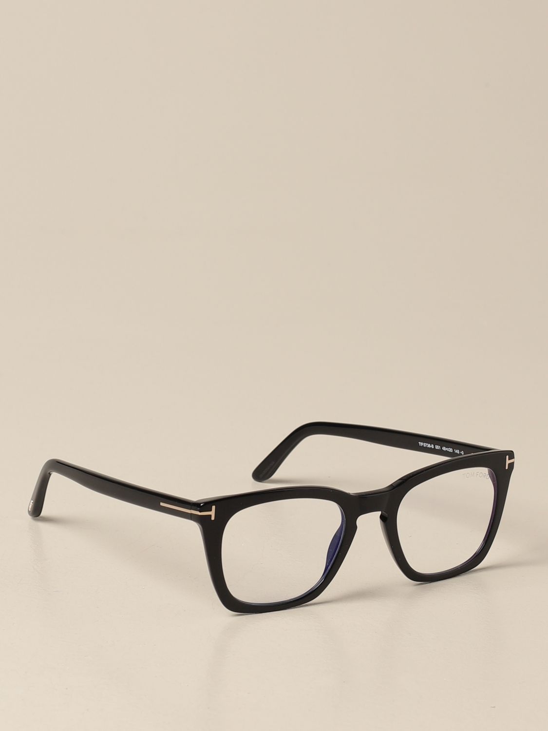 TOM FORD: acetate eyeglasses - Black | Tom Ford sunglasses TF 5736-B online  on 