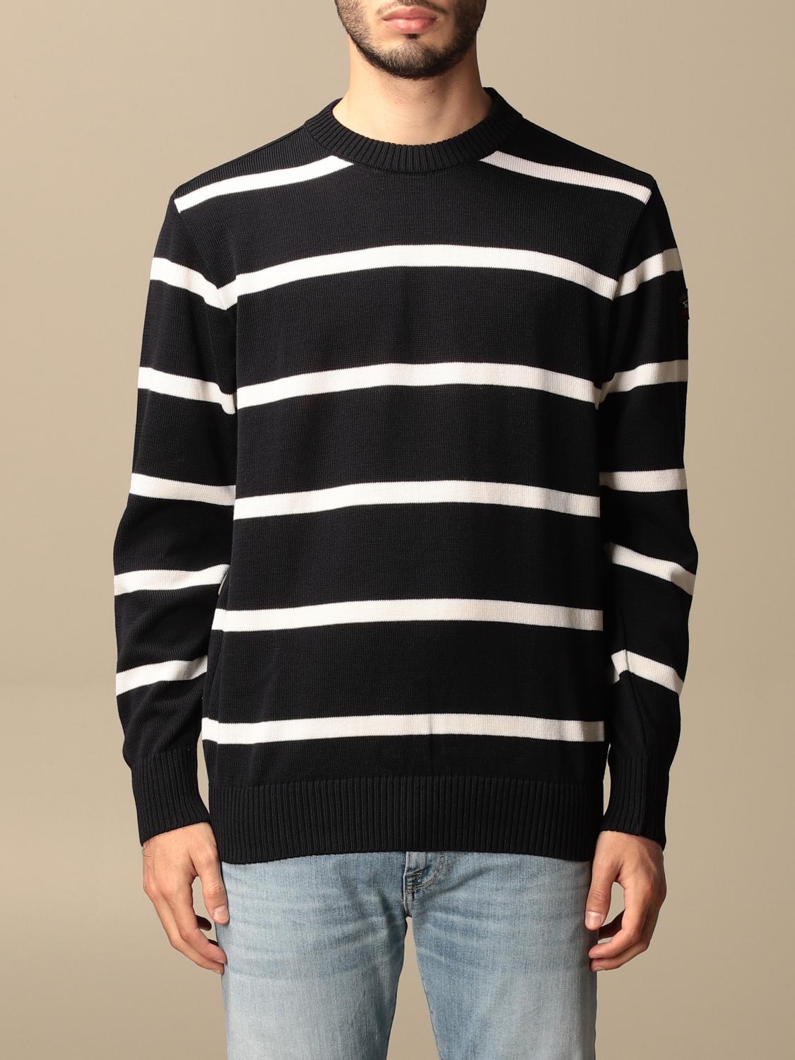 PAUL \u0026 SHARK: Striped crewneck sweater 