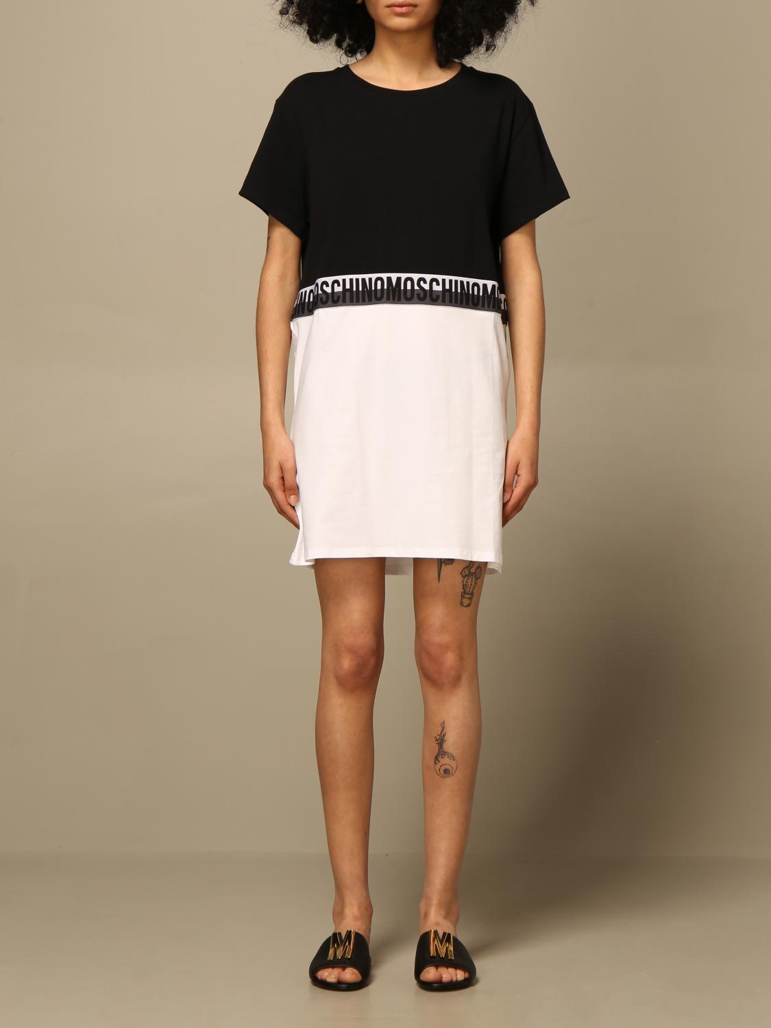 MOSCHINO UNDERWEAR dress for women Black Moschino Underwear dress A1920 9021 online at