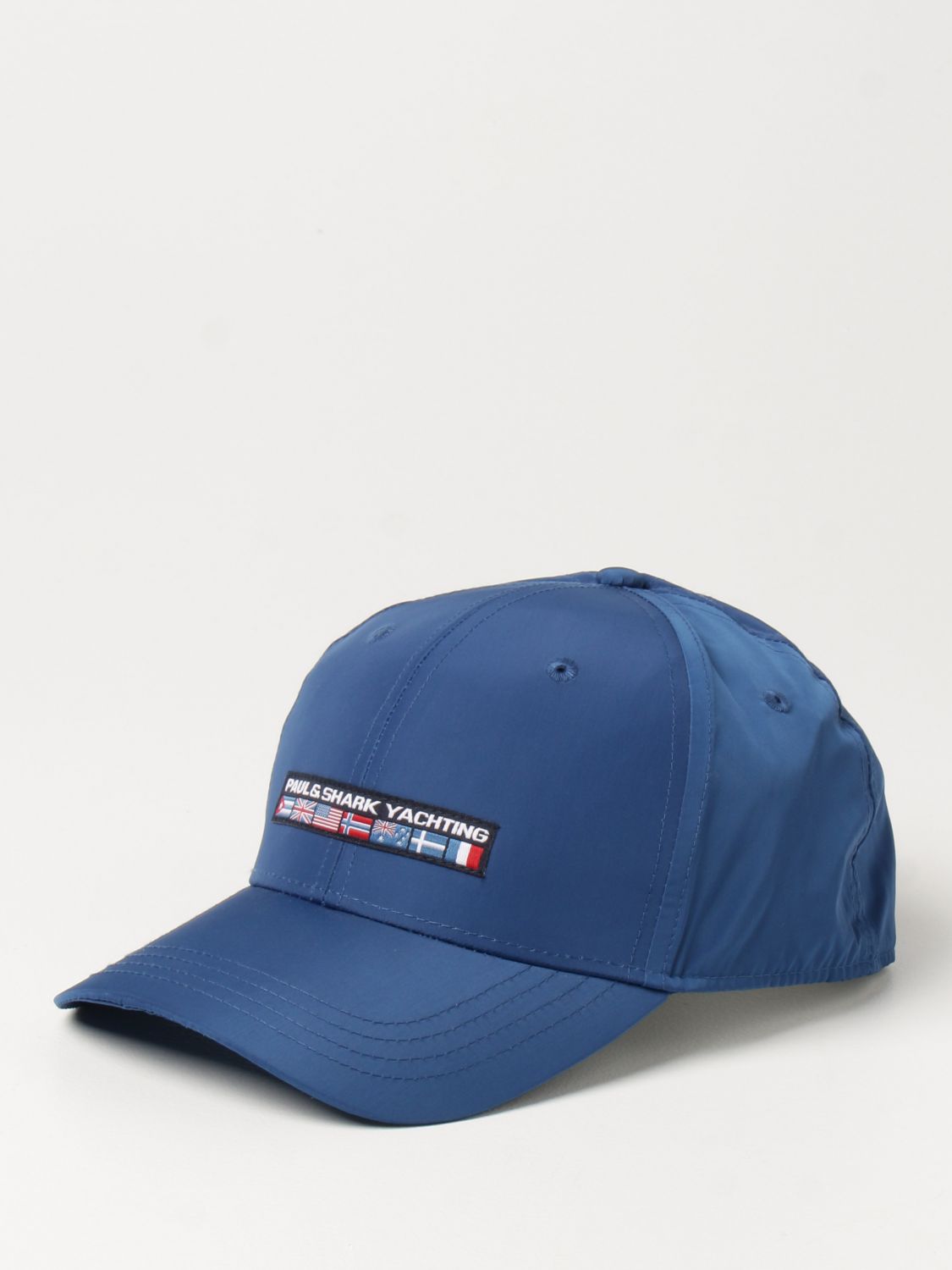 PAUL & SHARK: baseball cap with logo - Cobalt | Hat Paul & Shark ...