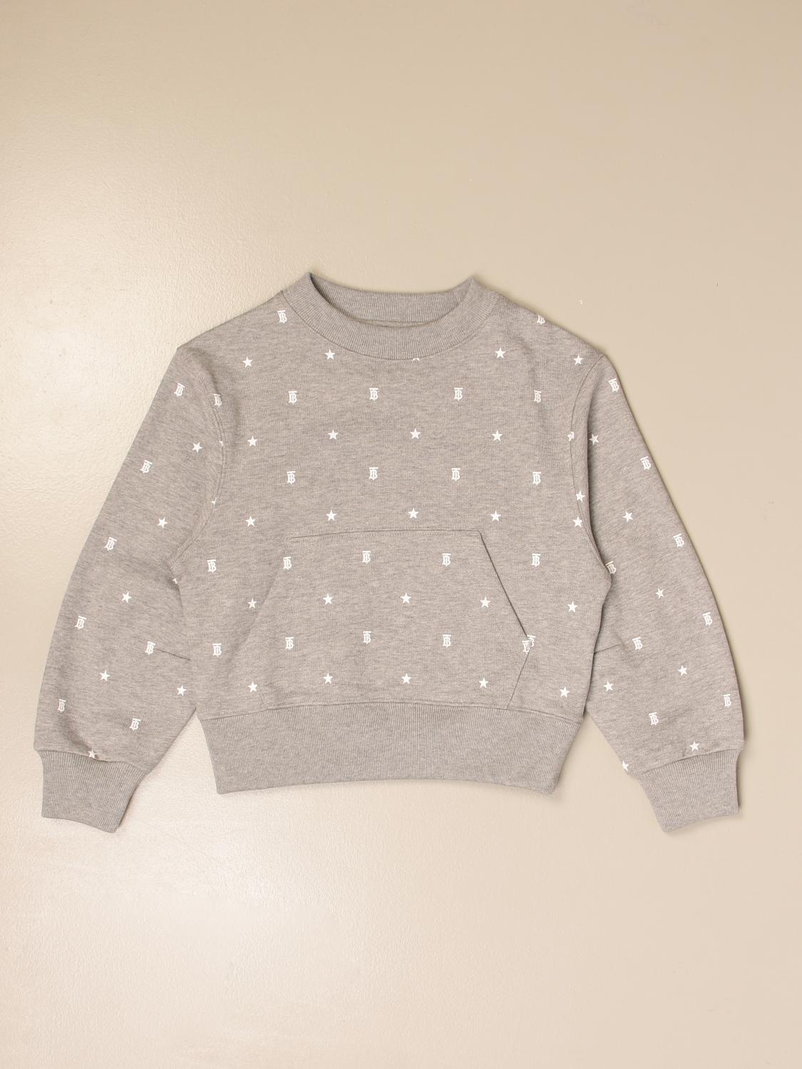 grey burberry jumper