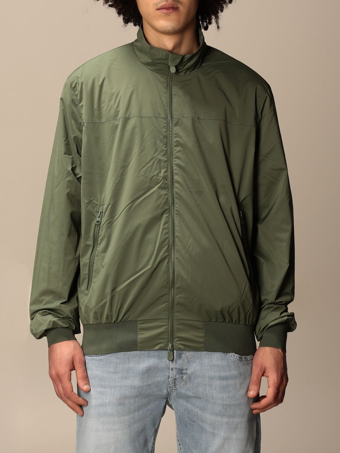SAVE THE DUCK: jacket for man - Green | Save The Duck jacket D35190M ...