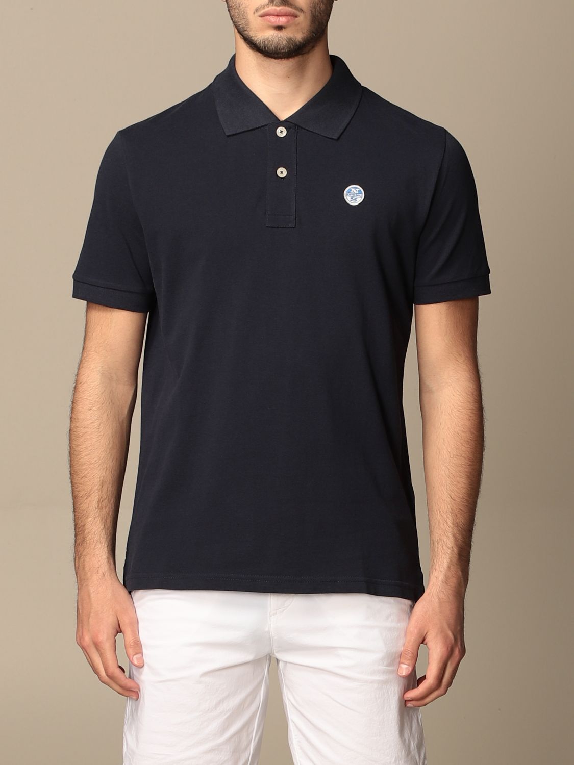 Polo shirt North Sails: North Sails polo shirt in cotton with logo navy 1