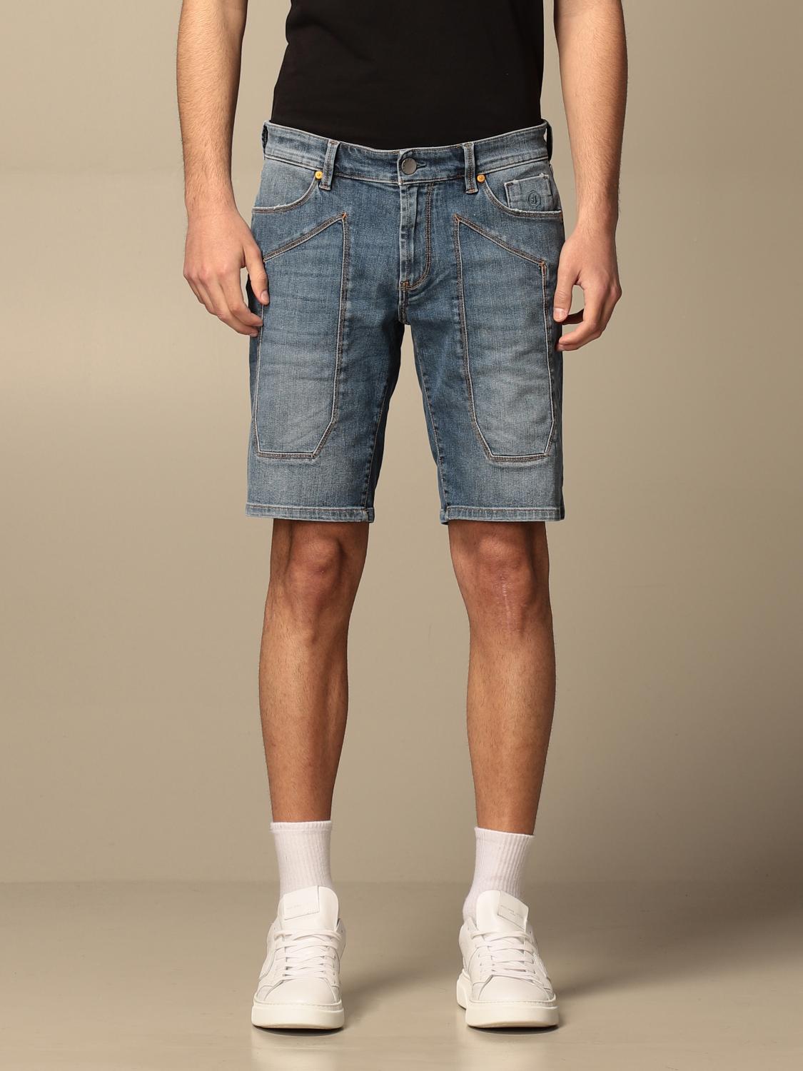 JECKERSON: Pantaloncino di jeans a 5 tasche | Pantaloncino Jeckerson Uomo  Denim | Pantaloncino Jeckerson UBE001 CJ192 GIGLIO.COM