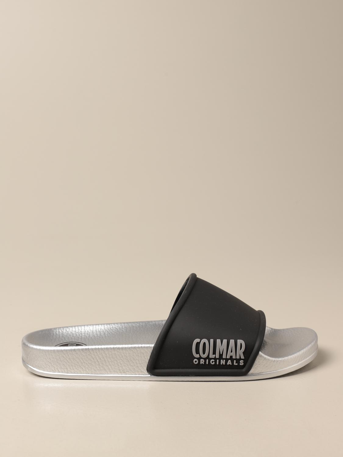 plain black sandals flat