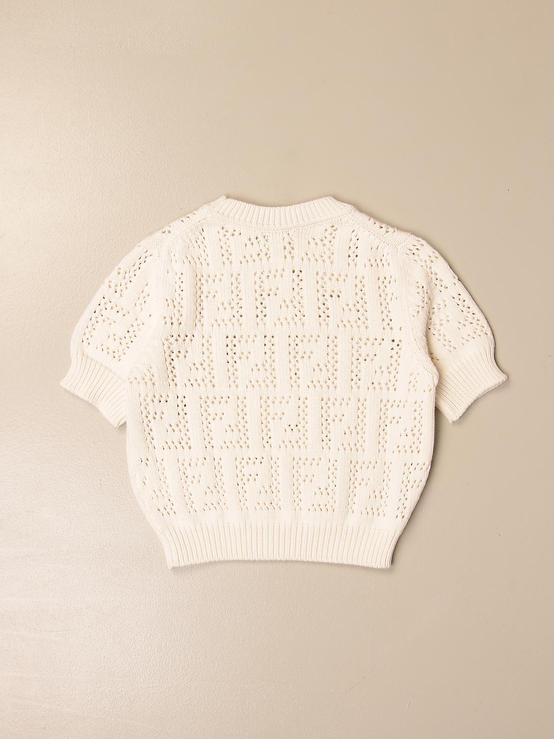 FENDI: crewneck jumper in FF knit 