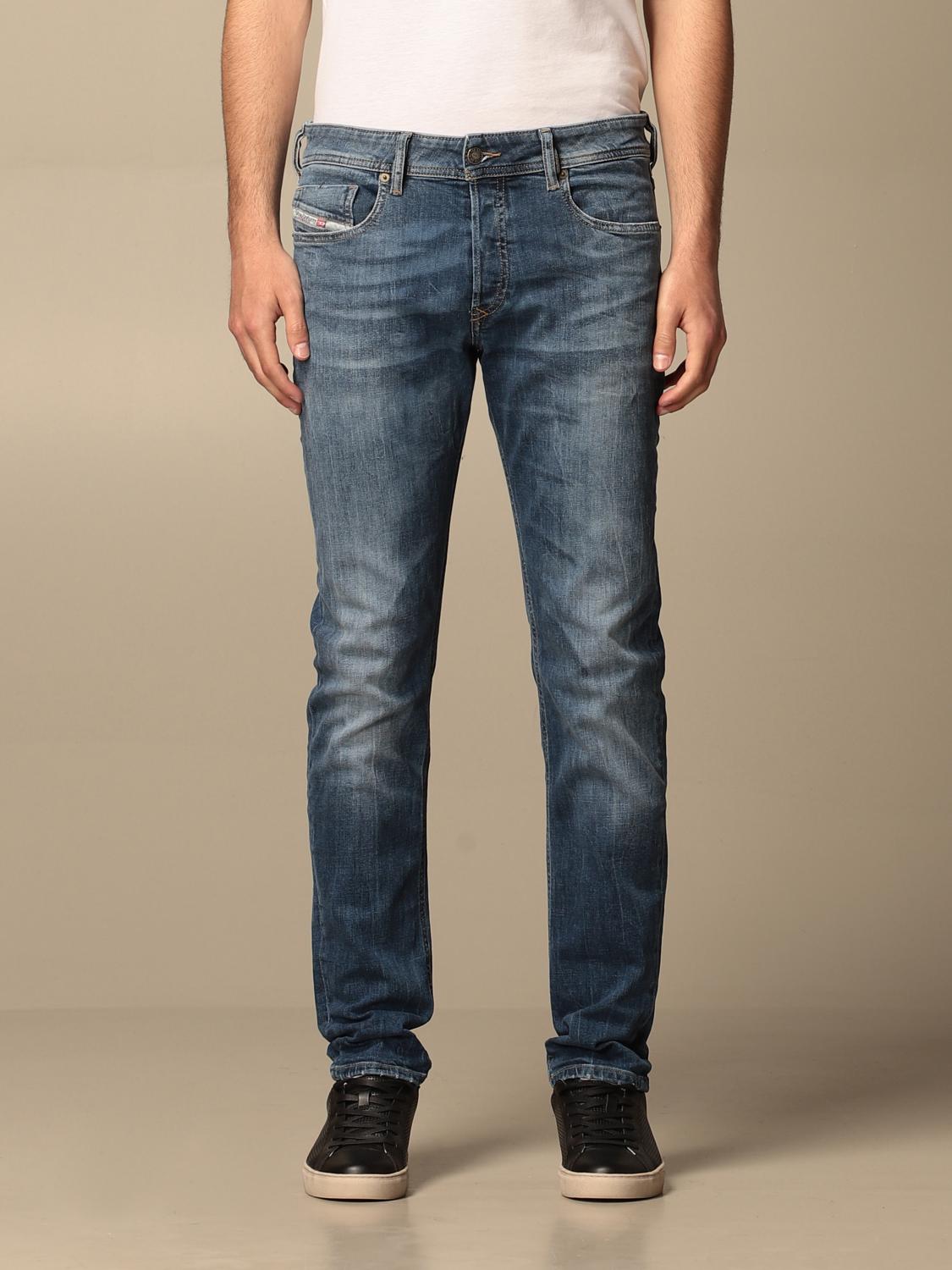 DIESEL：ジーンズ メンズ デニム ジーンズ 00SWJE 009PK