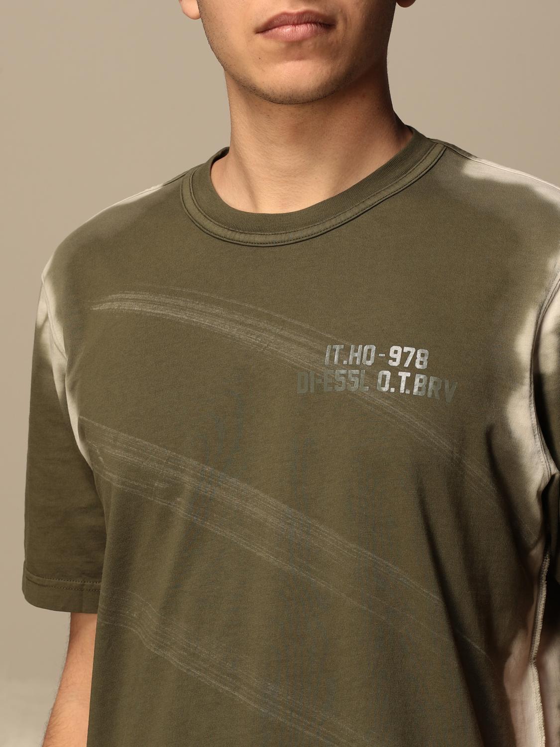 diesel khaki t shirt