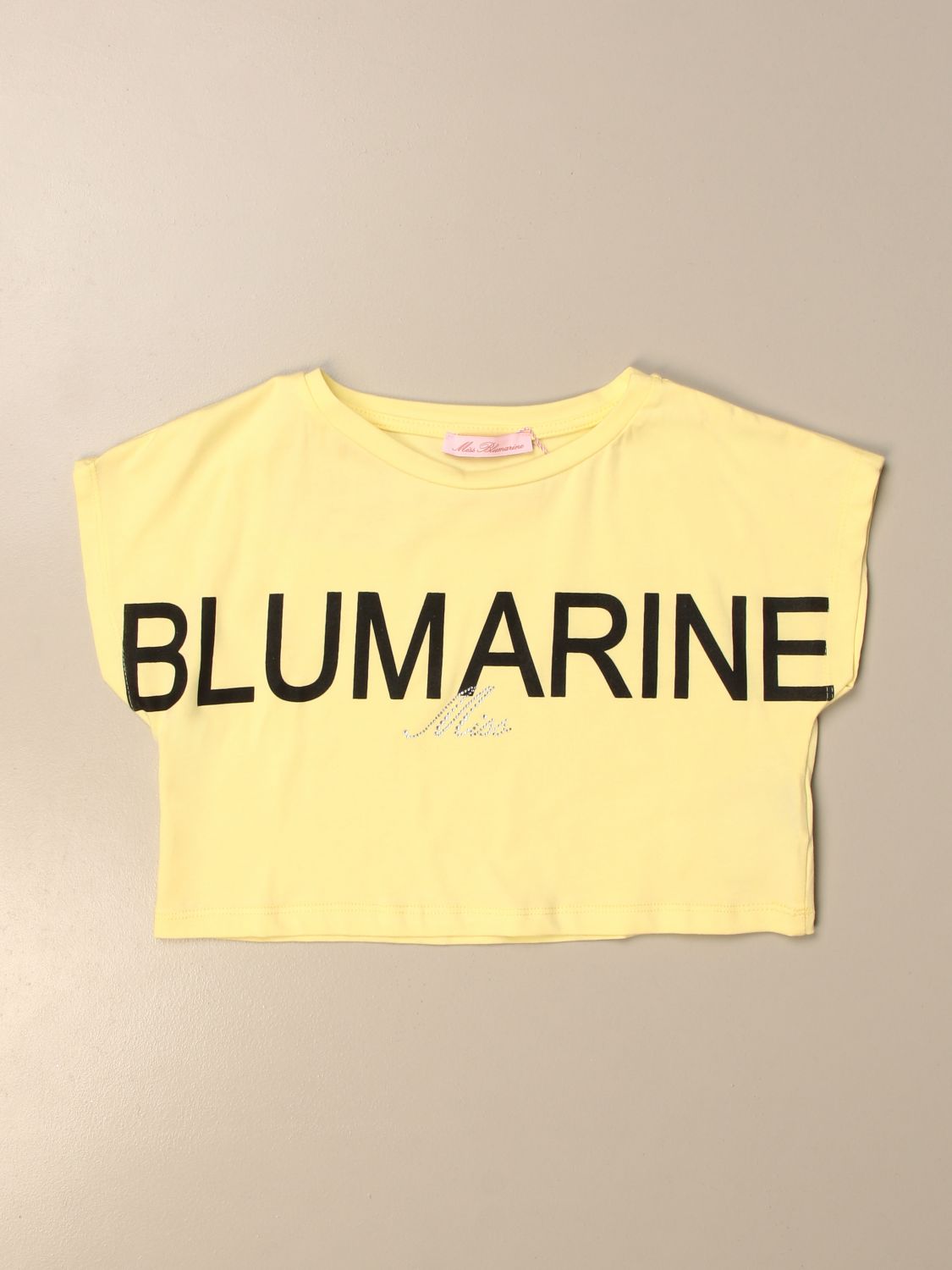 T-shirt Miss Blumarine: T-shirt enfant Miss Blumarine jaune 1