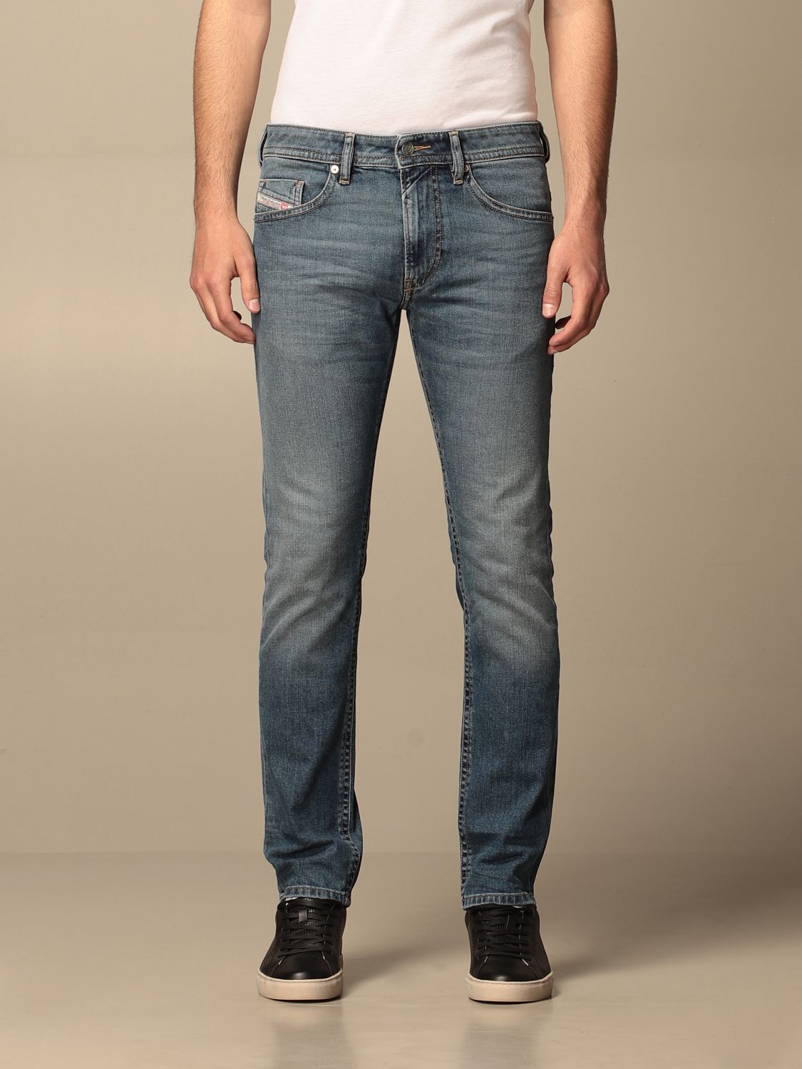 DIESEL: 5-pocket jeans - Denim | Diesel jeans 00SB6C 009EI online on ...