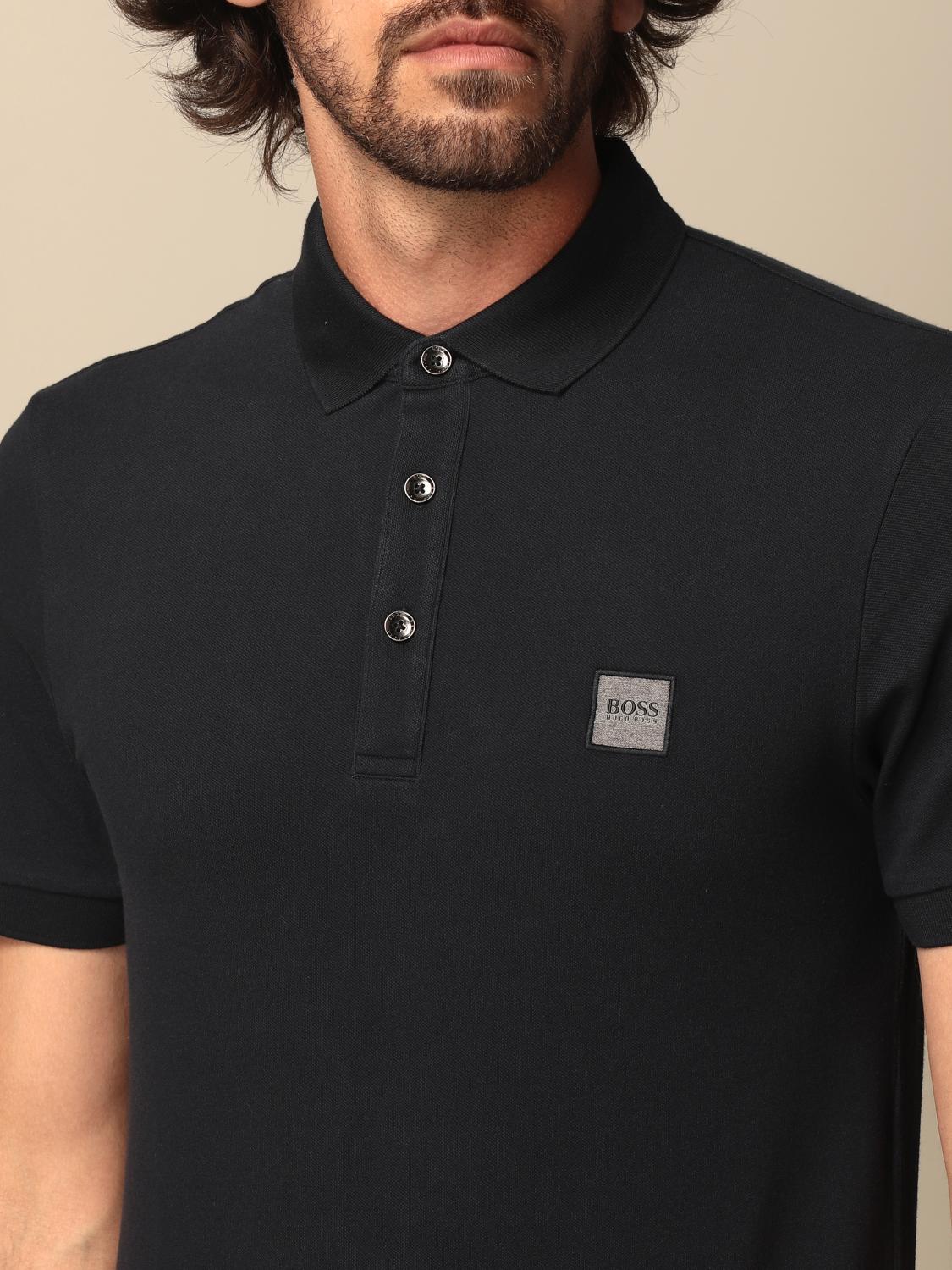 boss navy polo