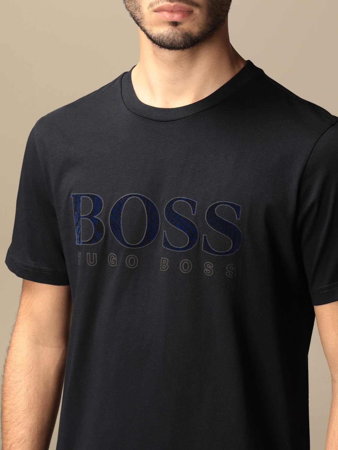 navy boss t shirt