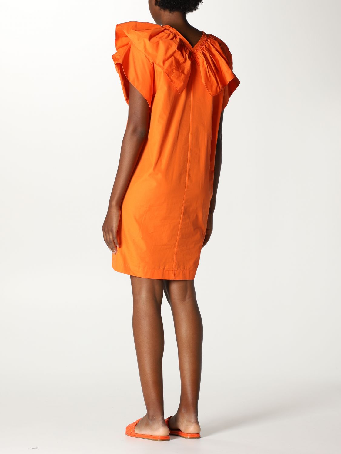 Kleid Tela: Kleid damen Tela orange 2