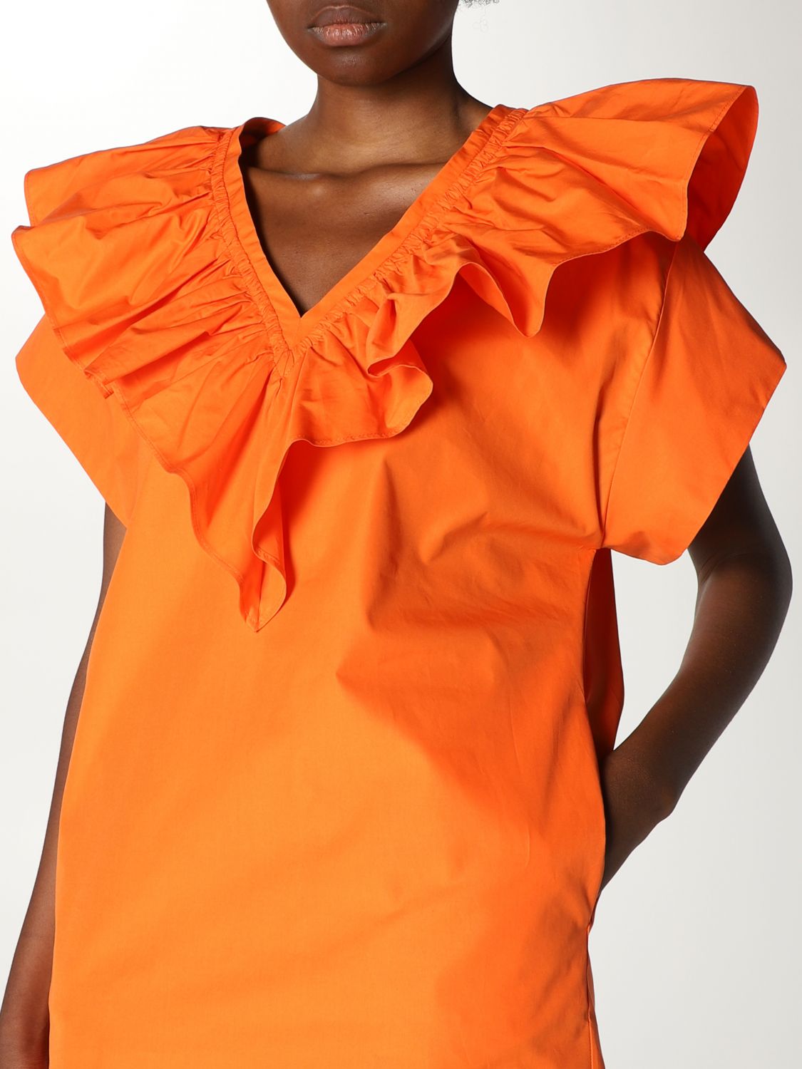 Kleid Tela: Kleid damen Tela orange 3