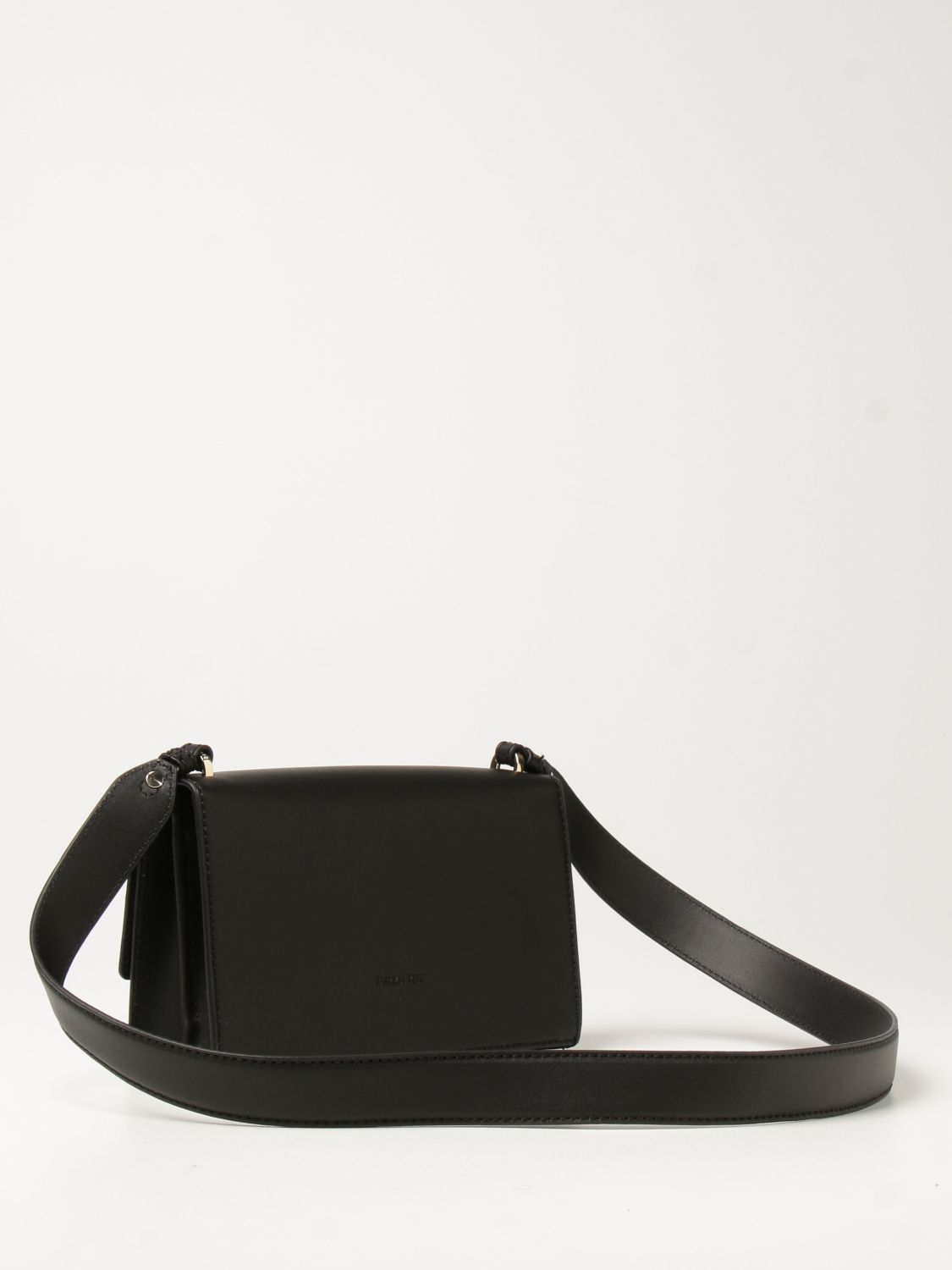 PATRIZIA PEPE: Fly leather bag - Black | Patrizia Pepe shoulder bag ...