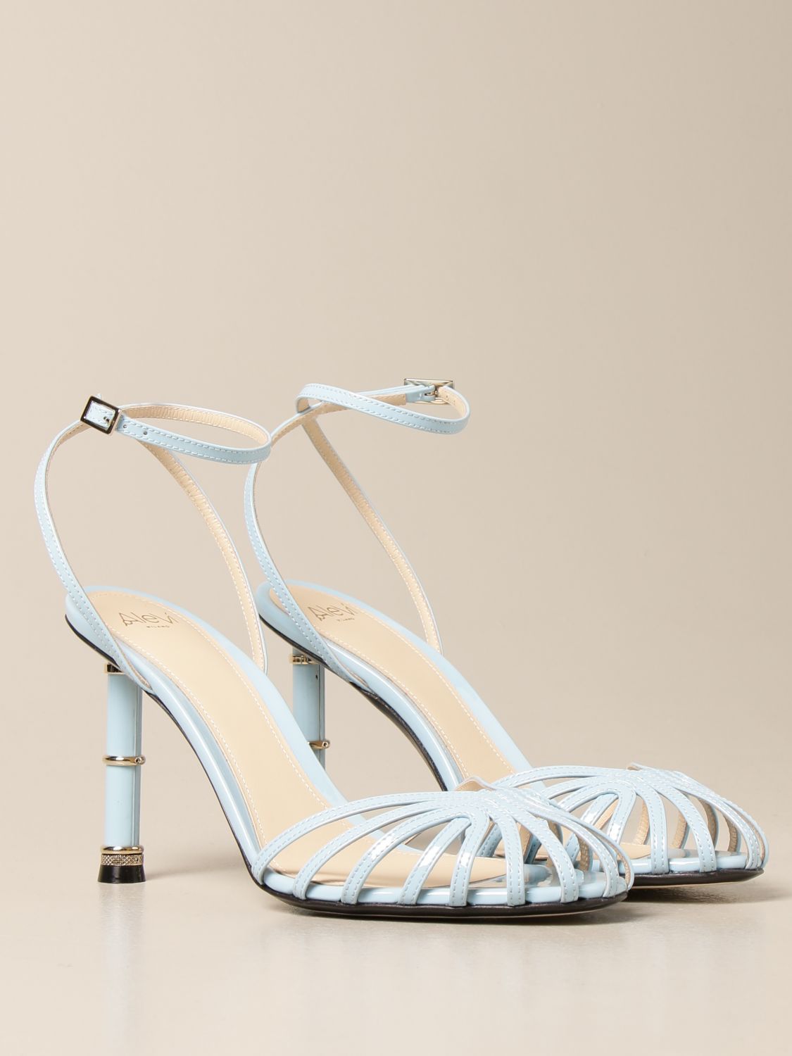 ALEVI: heeled sandals for woman - Sky | Alevi heeled sandals L21SC001 ...