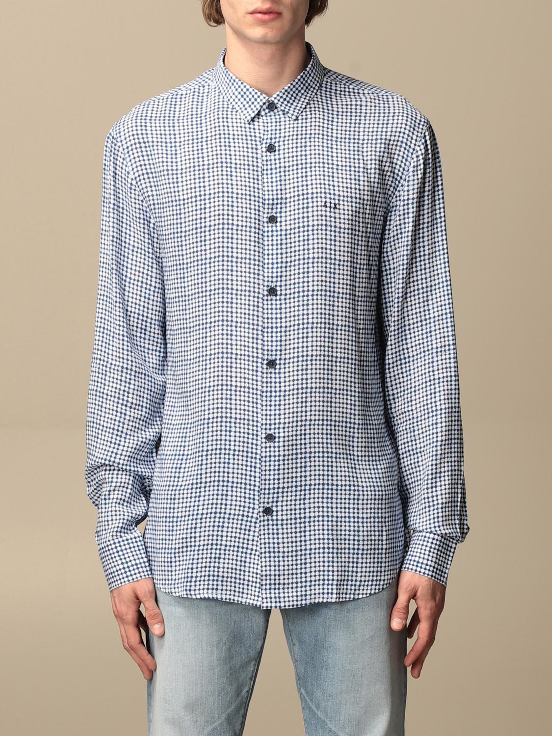 mens armani exchange shirts