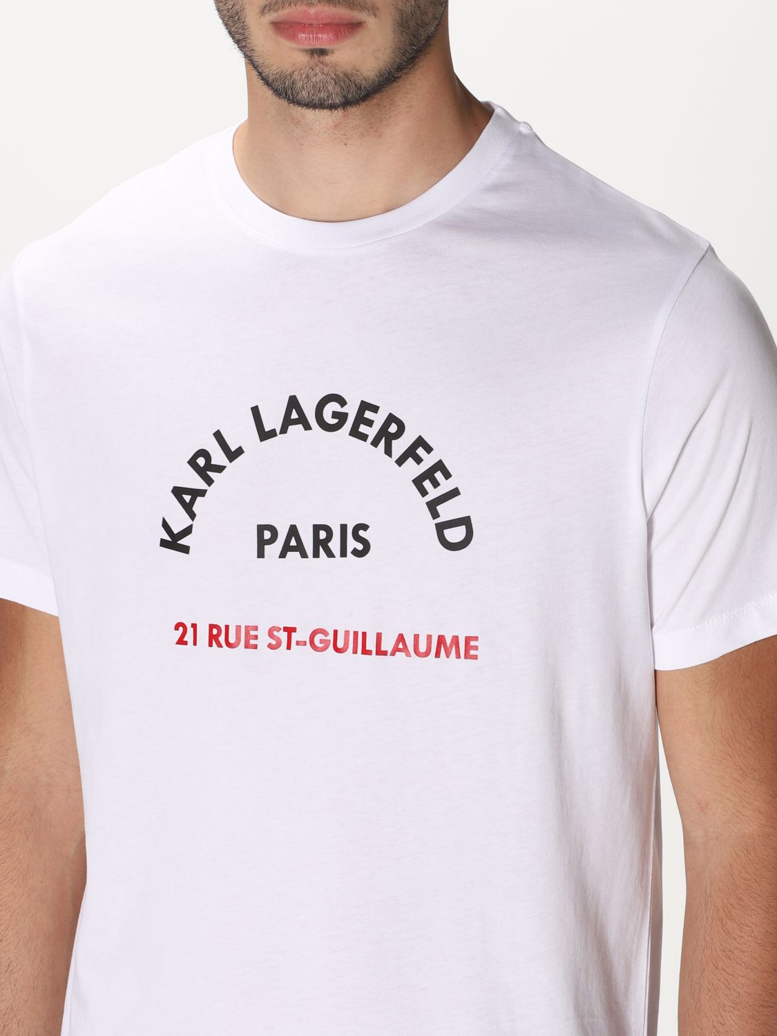 KARL LAGERFELD T-shirt hommes avec LOGO