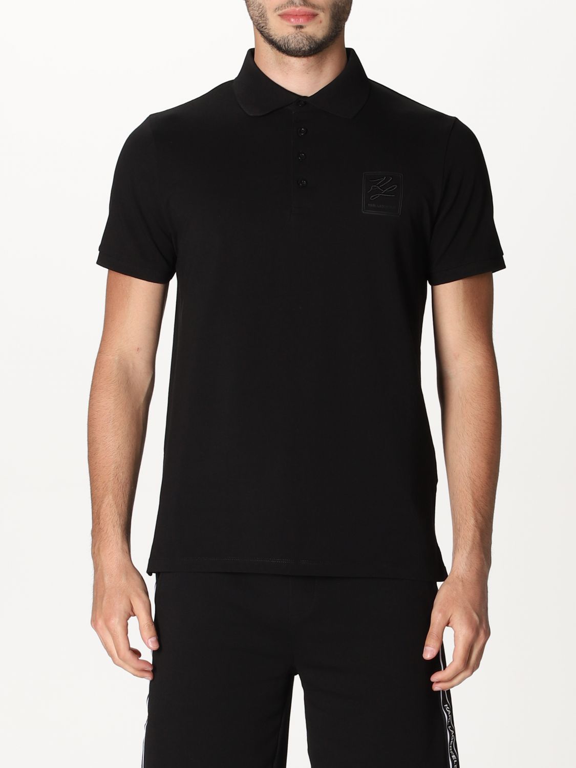 Polo shirt Karl Lagerfeld: Polo shirt men Karl Lagerfeld black 1