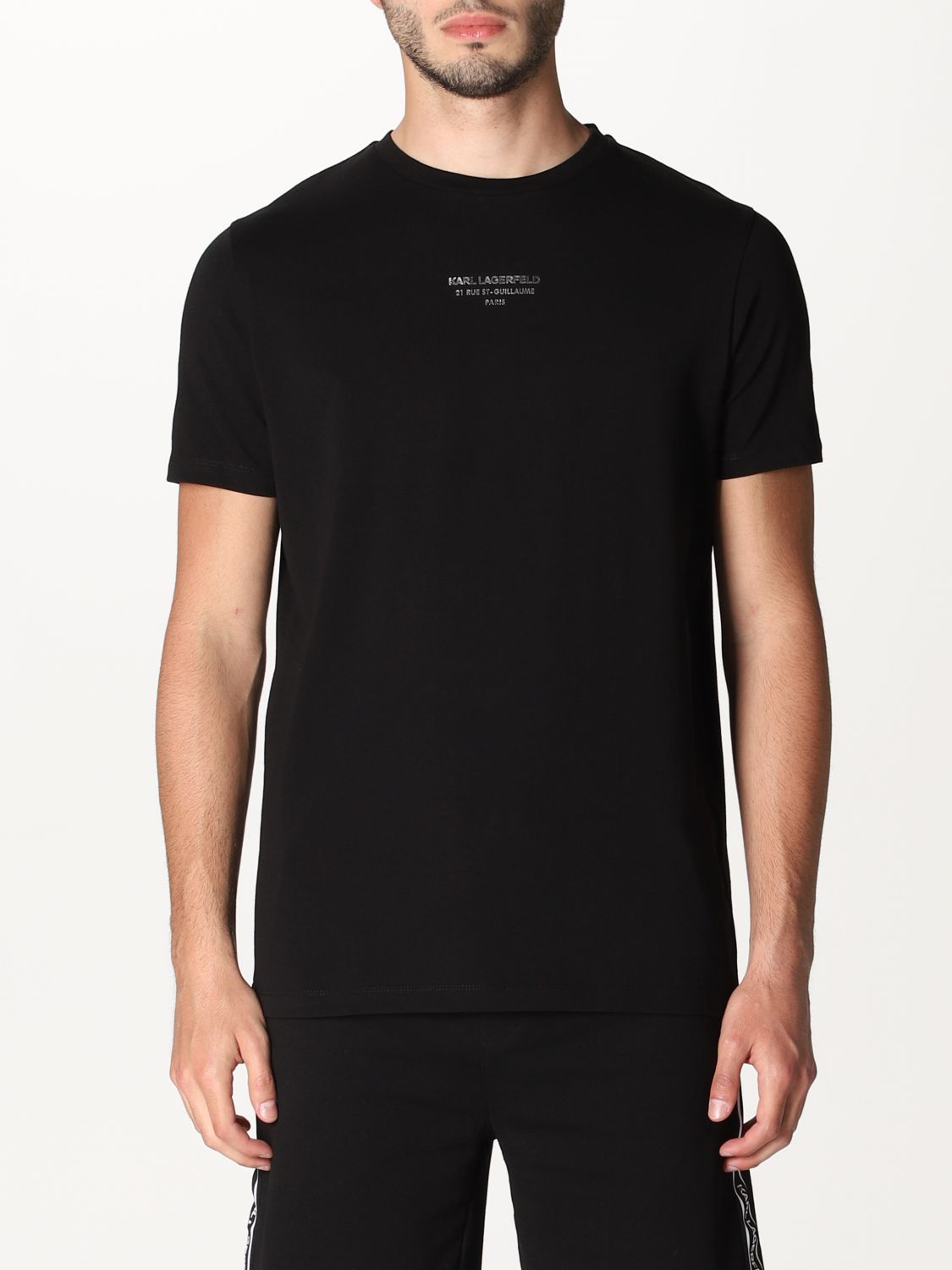 Karl Lagerfeld Outlet: t-shirt for men - Black | Karl Lagerfeld t-shirt ...