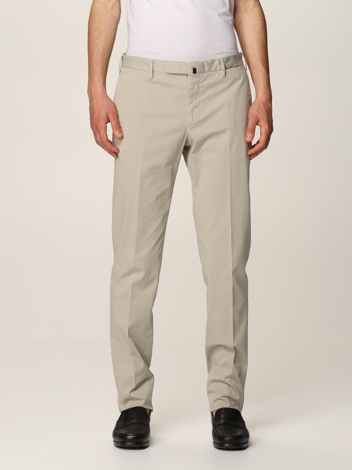 INCOTEX: Pantalone a vita regolare - Ghiaccio | Pantalone Incotex  1W00309098Y GIGLIO.COM