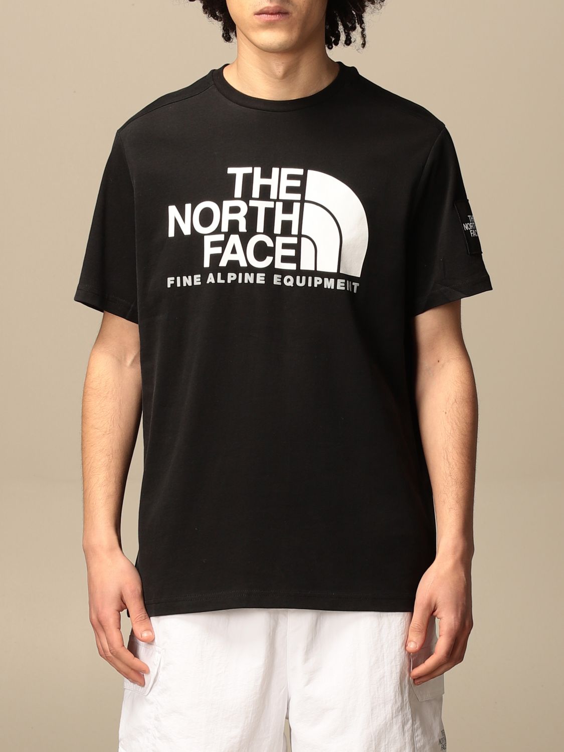 THE NORTH FACE: cotton t-shirt with logo - | The North Face t- shirt online at GIGLIO.COM