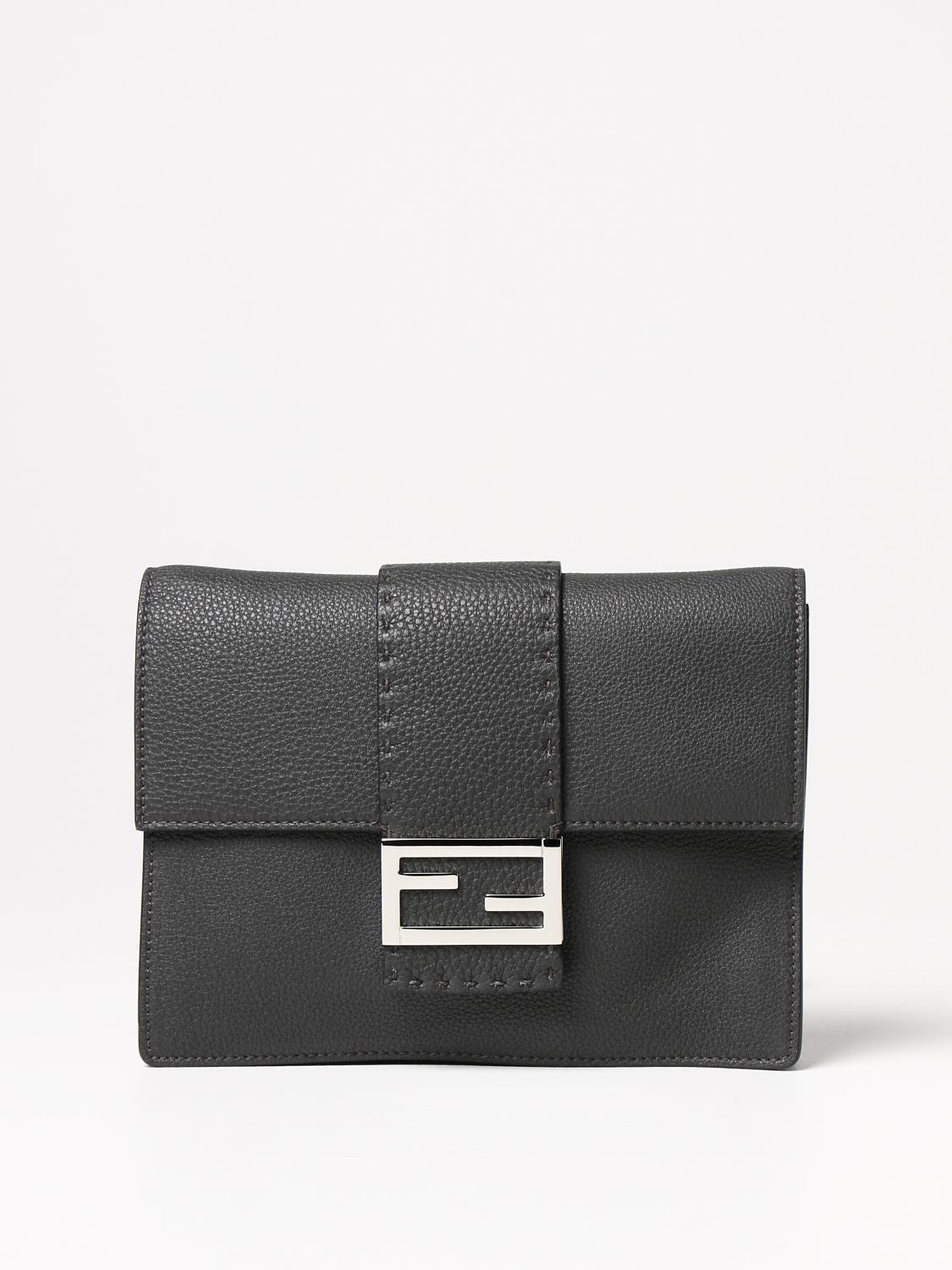 FENDI: Sacoche homme - Anthracite | Sacoche Fendi 7VA524 ADYW en ligne sur GIGLIO.COM