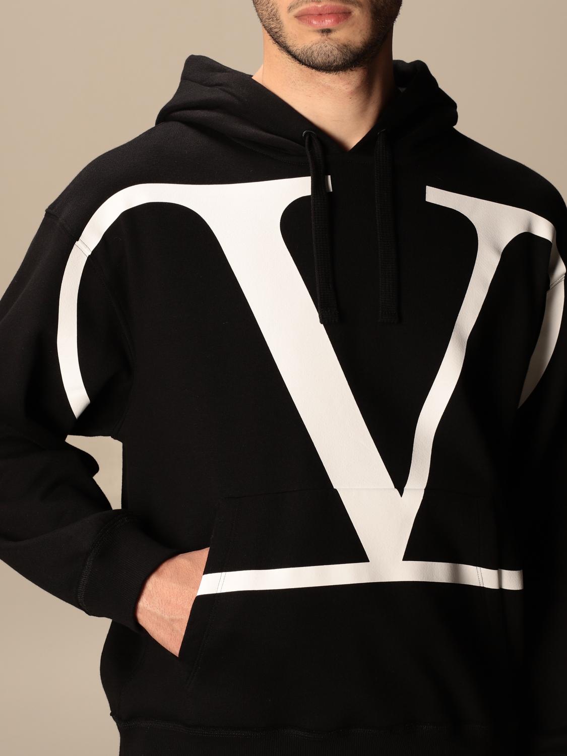 valentino v logo sweatshirt