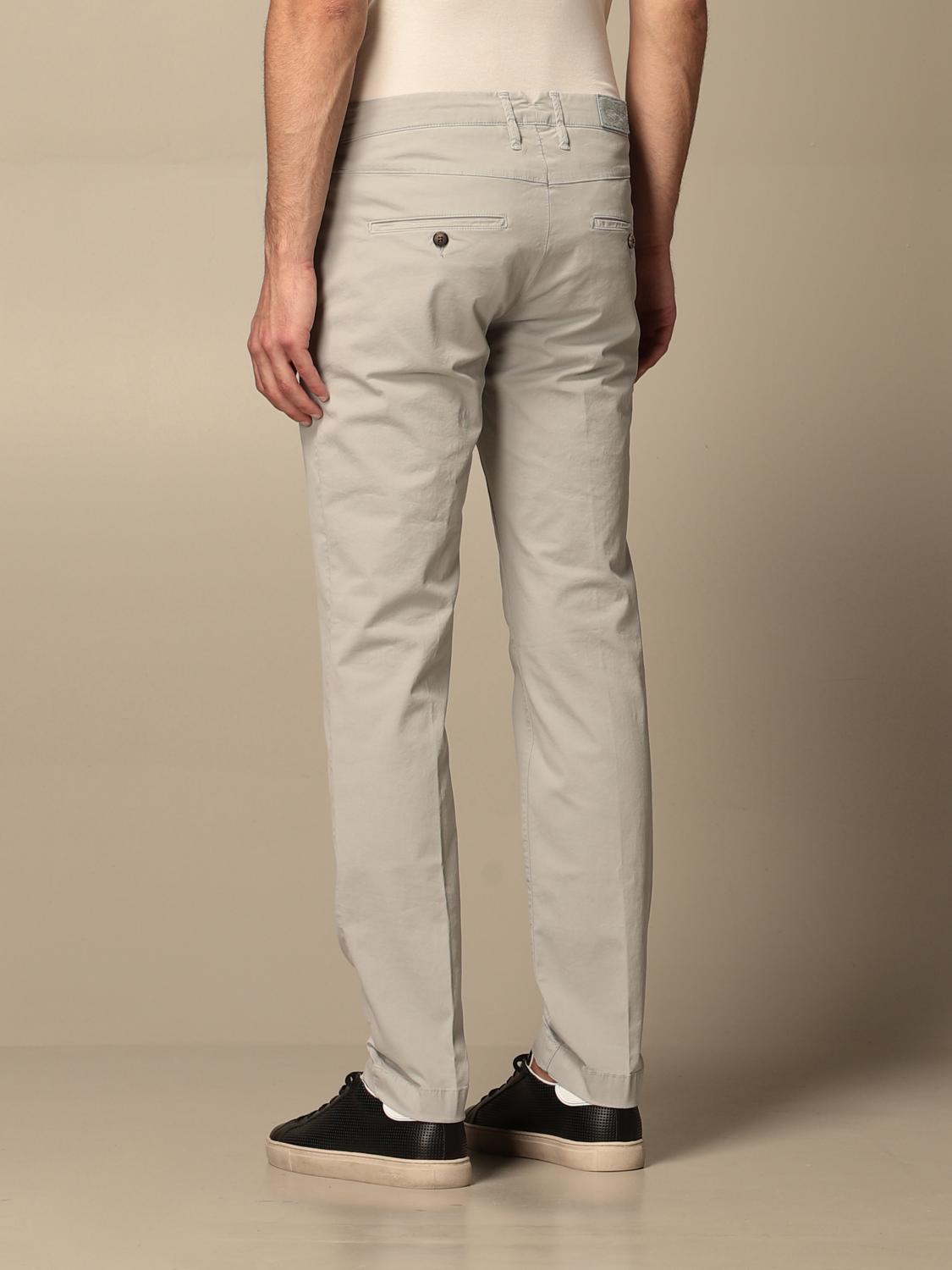 JACOB COHEN: trousers for men - Grey | Jacob Cohen trousers LION COMF ...