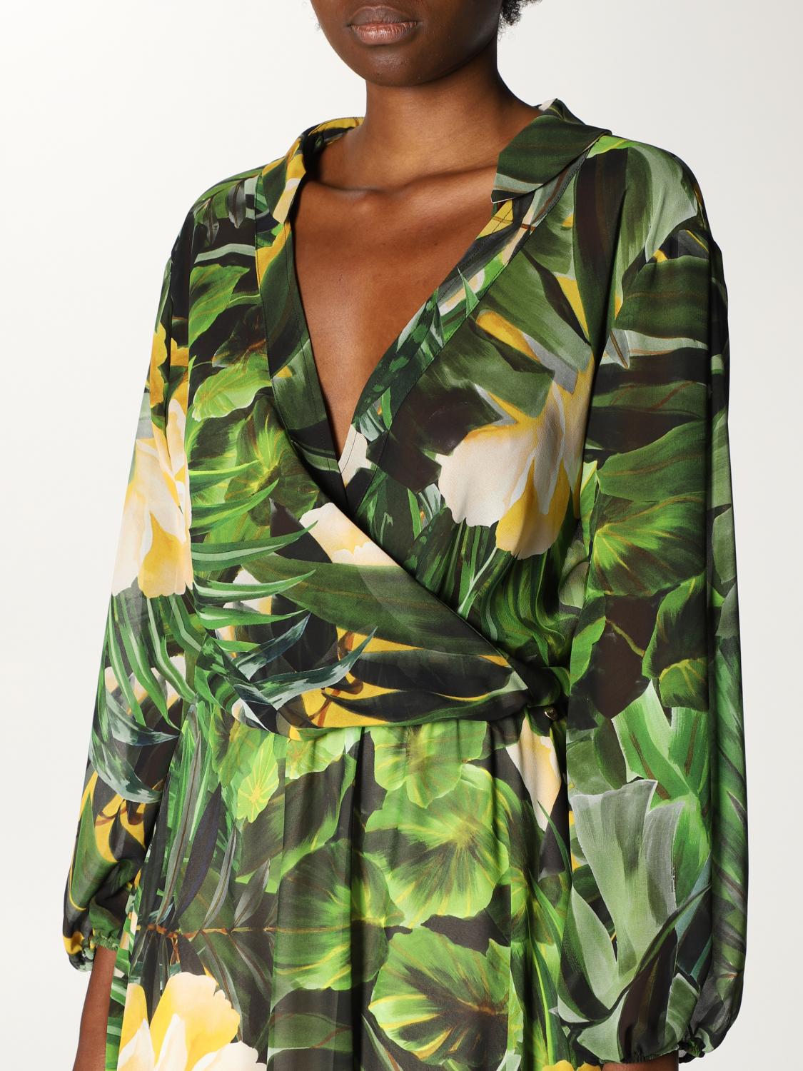 Liu Jo Kleid Damen Grun Ca1066t2441e Giglio De 