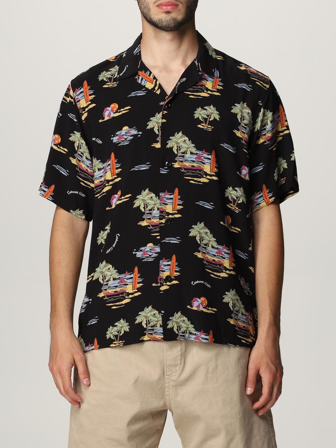 black carhartt button up
