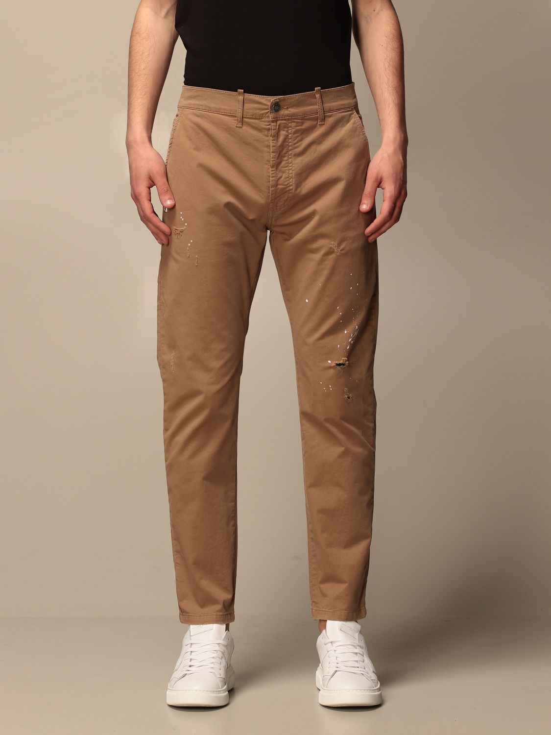 Pantaloni Daniele Alessandrini Jeans Trouser Cotone Uomo Blu PJ5432L1043531 3