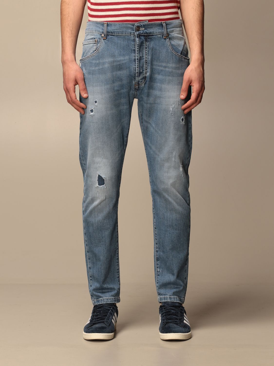 DANIELE ALESSANDRINI: jeans for men - Denim | Alessandrini jeans PJ5738D1174100 on GIGLIO.COM