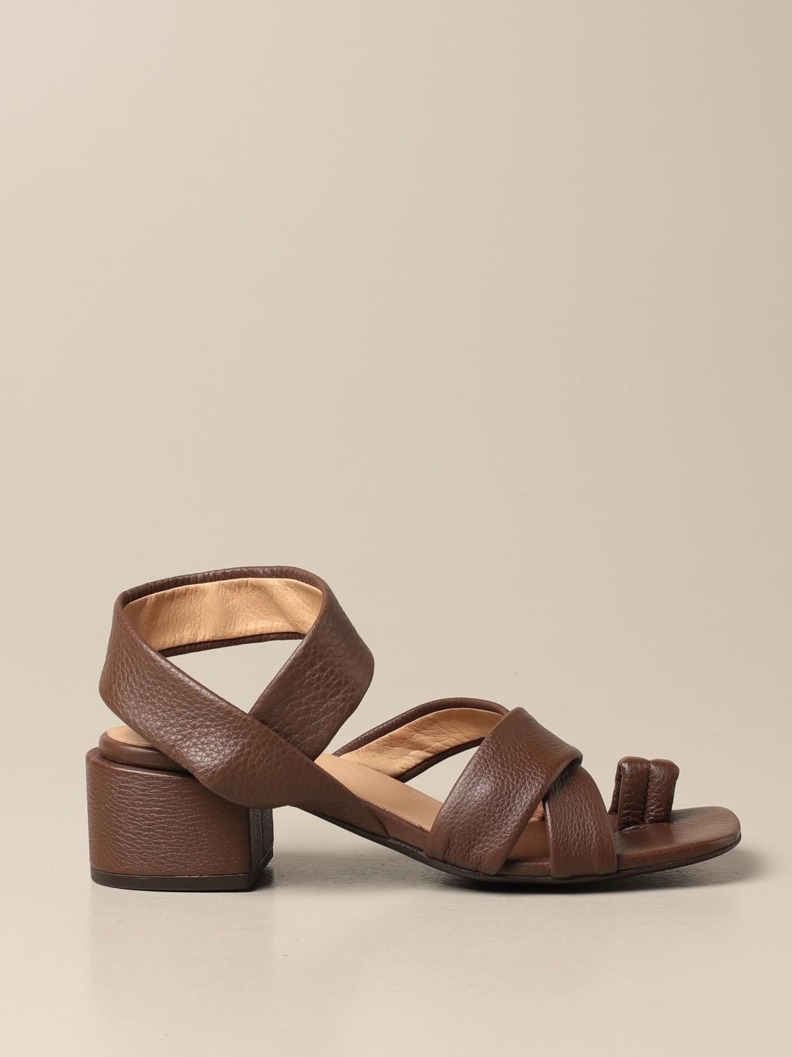 Marsèll Outlet: Sandalias planas mujer Marsell | Sandalias De Tacón Marsèll  Mujer Marrón | Sandalias De Tacón Marsèll MW6265188 GIGLIO.COM