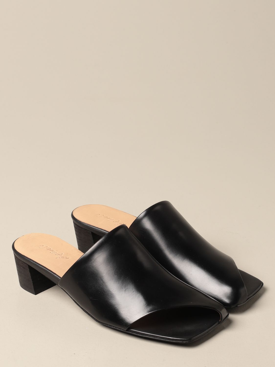 Chaussures à talons Marsèll: Sandales plates femme Marsell noir 2